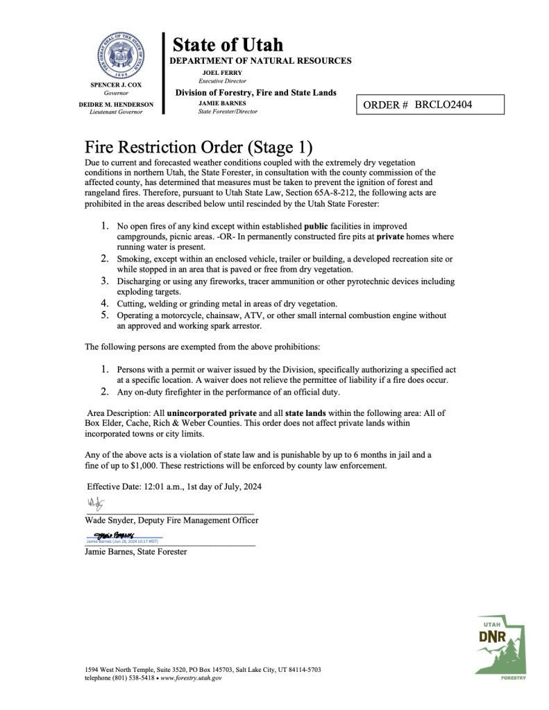 Fire Restrictions
